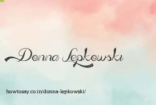 Donna Lepkowski