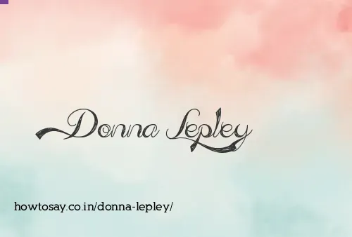 Donna Lepley