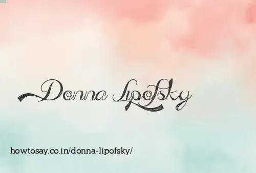 Donna Lipofsky