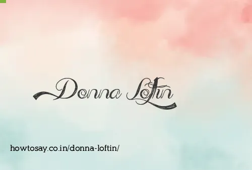 Donna Loftin