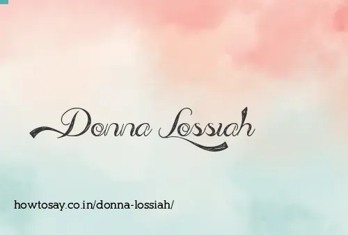 Donna Lossiah