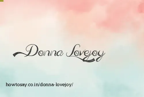 Donna Lovejoy