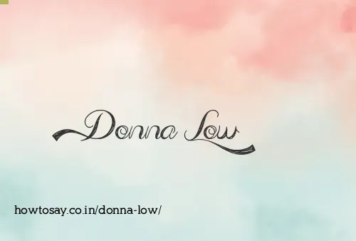 Donna Low