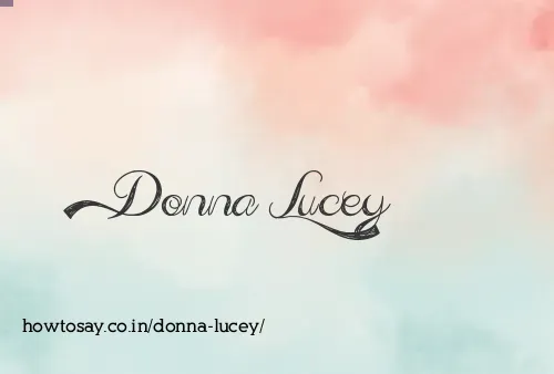 Donna Lucey