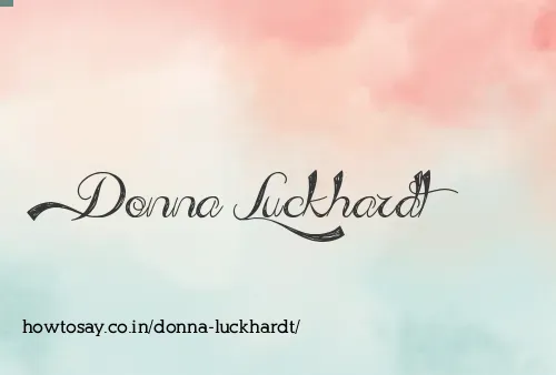 Donna Luckhardt