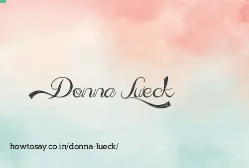 Donna Lueck