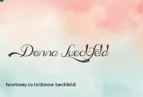 Donna Lueckfeld
