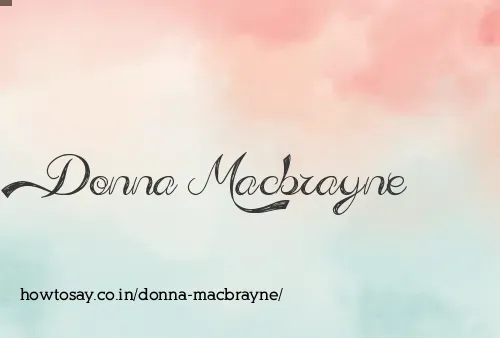 Donna Macbrayne