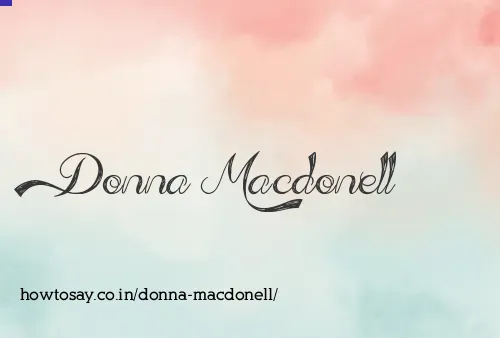 Donna Macdonell