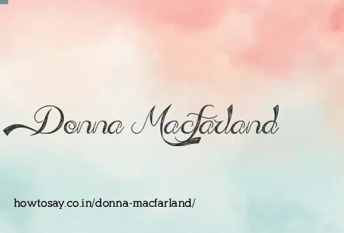 Donna Macfarland