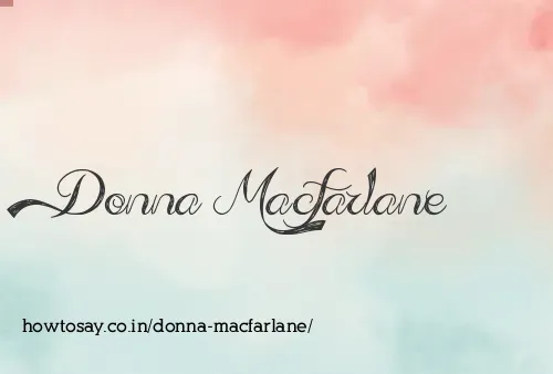 Donna Macfarlane