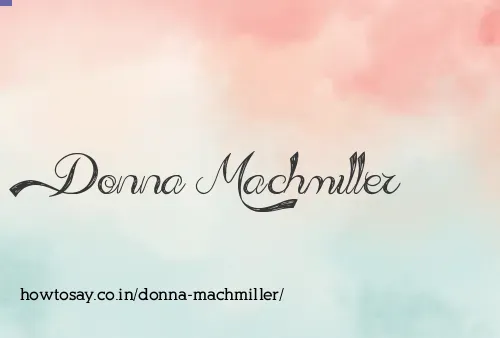 Donna Machmiller