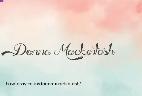 Donna Mackintosh
