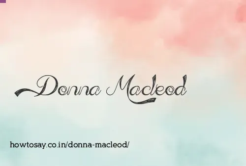 Donna Macleod