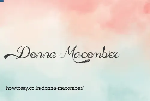 Donna Macomber