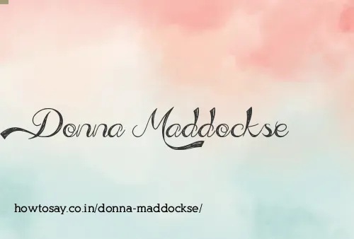 Donna Maddockse
