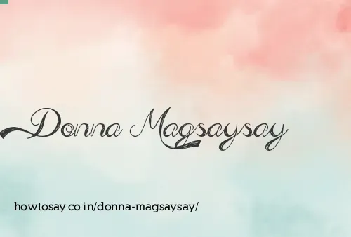 Donna Magsaysay