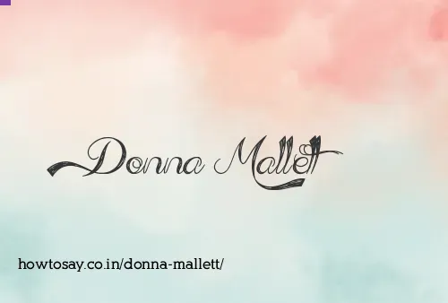 Donna Mallett