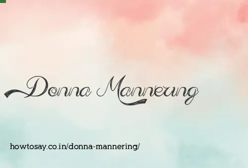 Donna Mannering