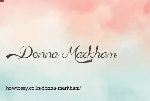 Donna Markham