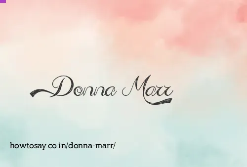 Donna Marr
