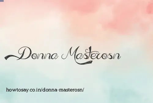 Donna Masterosn