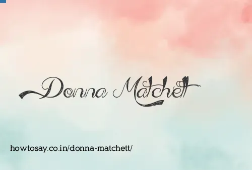 Donna Matchett