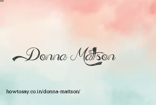 Donna Mattson