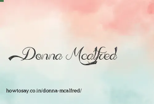 Donna Mcalfred
