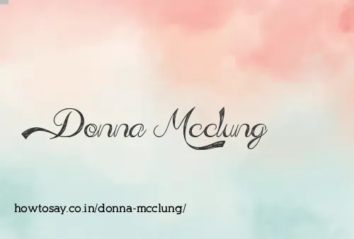 Donna Mcclung
