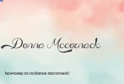 Donna Mccornack