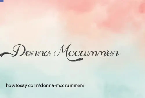 Donna Mccrummen