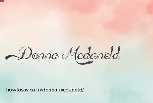 Donna Mcdaneld