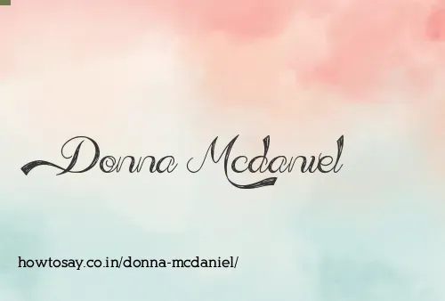 Donna Mcdaniel