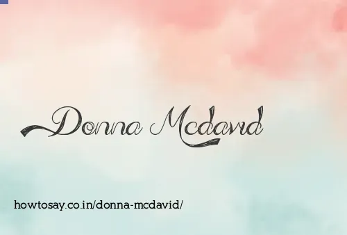 Donna Mcdavid