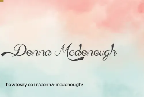 Donna Mcdonough