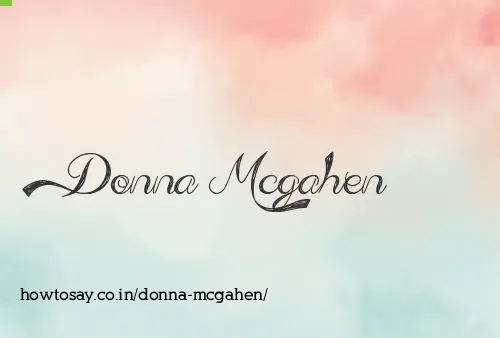 Donna Mcgahen