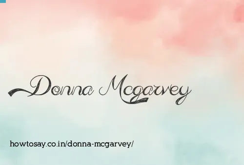 Donna Mcgarvey
