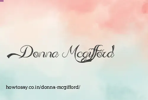 Donna Mcgifford