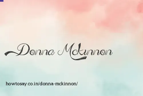 Donna Mckinnon