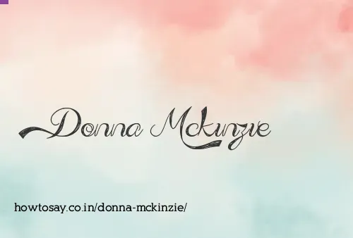 Donna Mckinzie