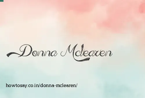 Donna Mclearen