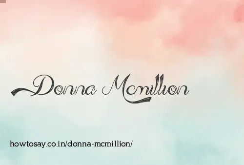 Donna Mcmillion