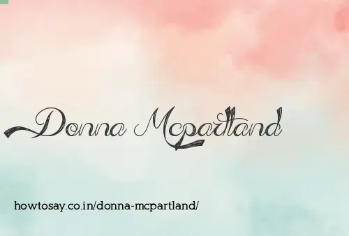 Donna Mcpartland