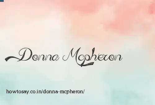 Donna Mcpheron