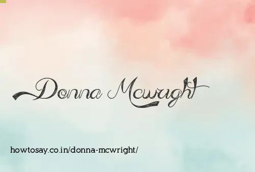 Donna Mcwright