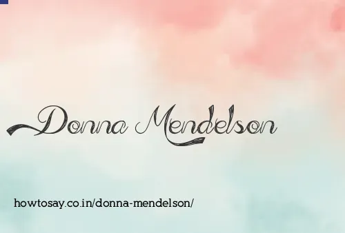 Donna Mendelson