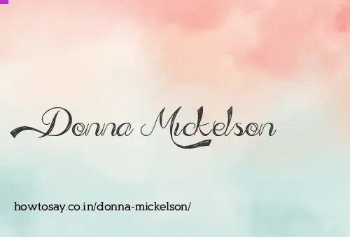 Donna Mickelson
