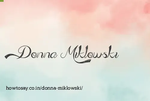 Donna Miklowski