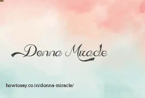Donna Miracle